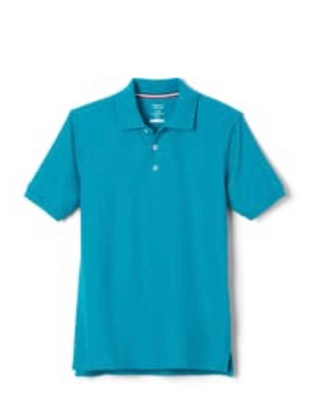 French Toast Boys Short-Sleeve Polo in Turquoise